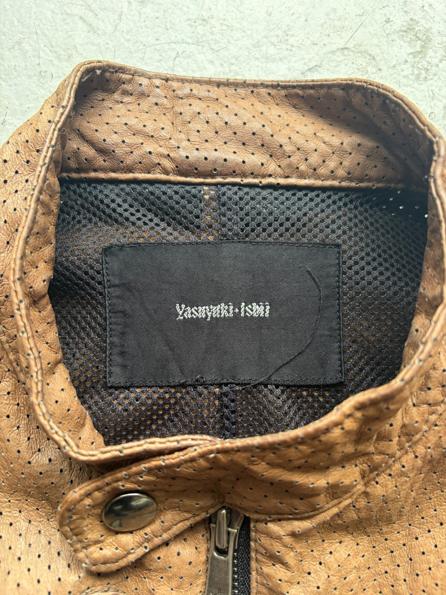 Yasayuki Ishii Pig Skin Leather Jacket (S)