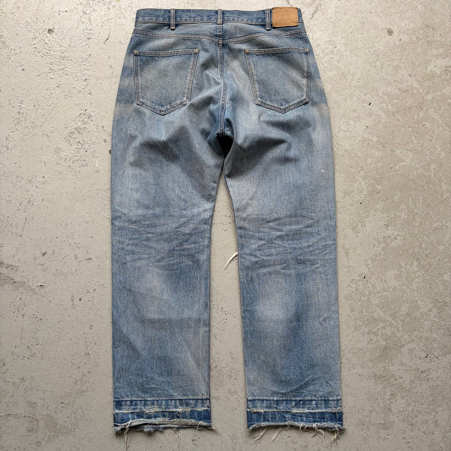 Celine Light Wash Distressed Denim (32)