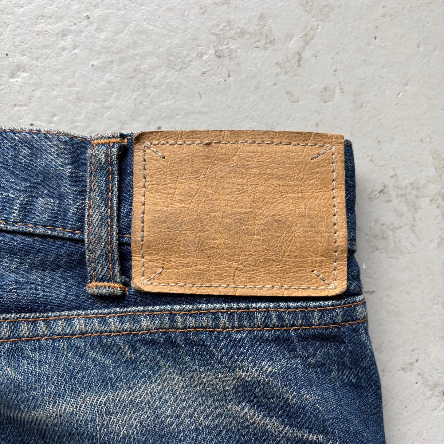 Celine Dark Wash Distressed Denim (33)