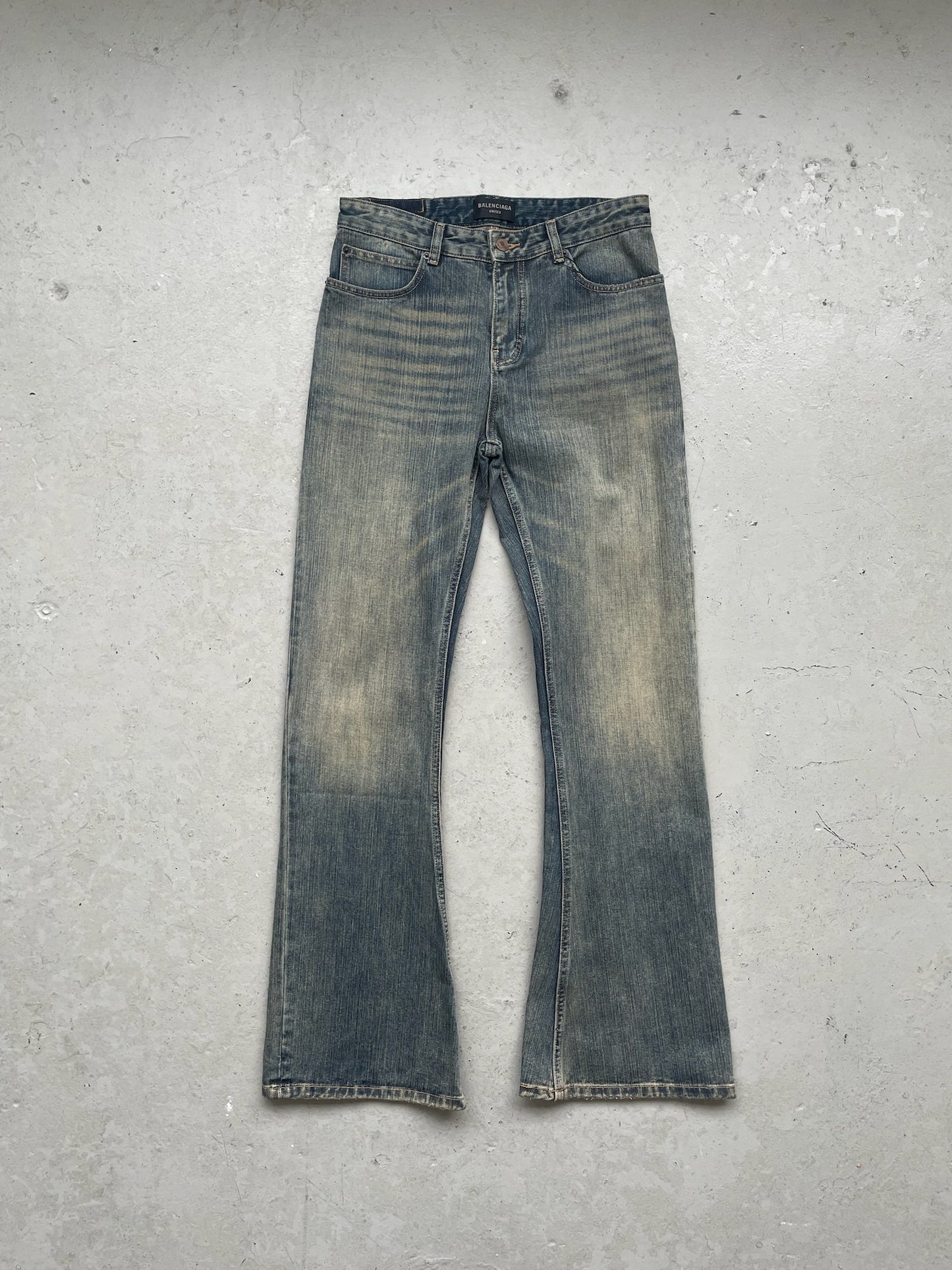 Balenciaga Mid-Waisted Bootcut Jeans (M)