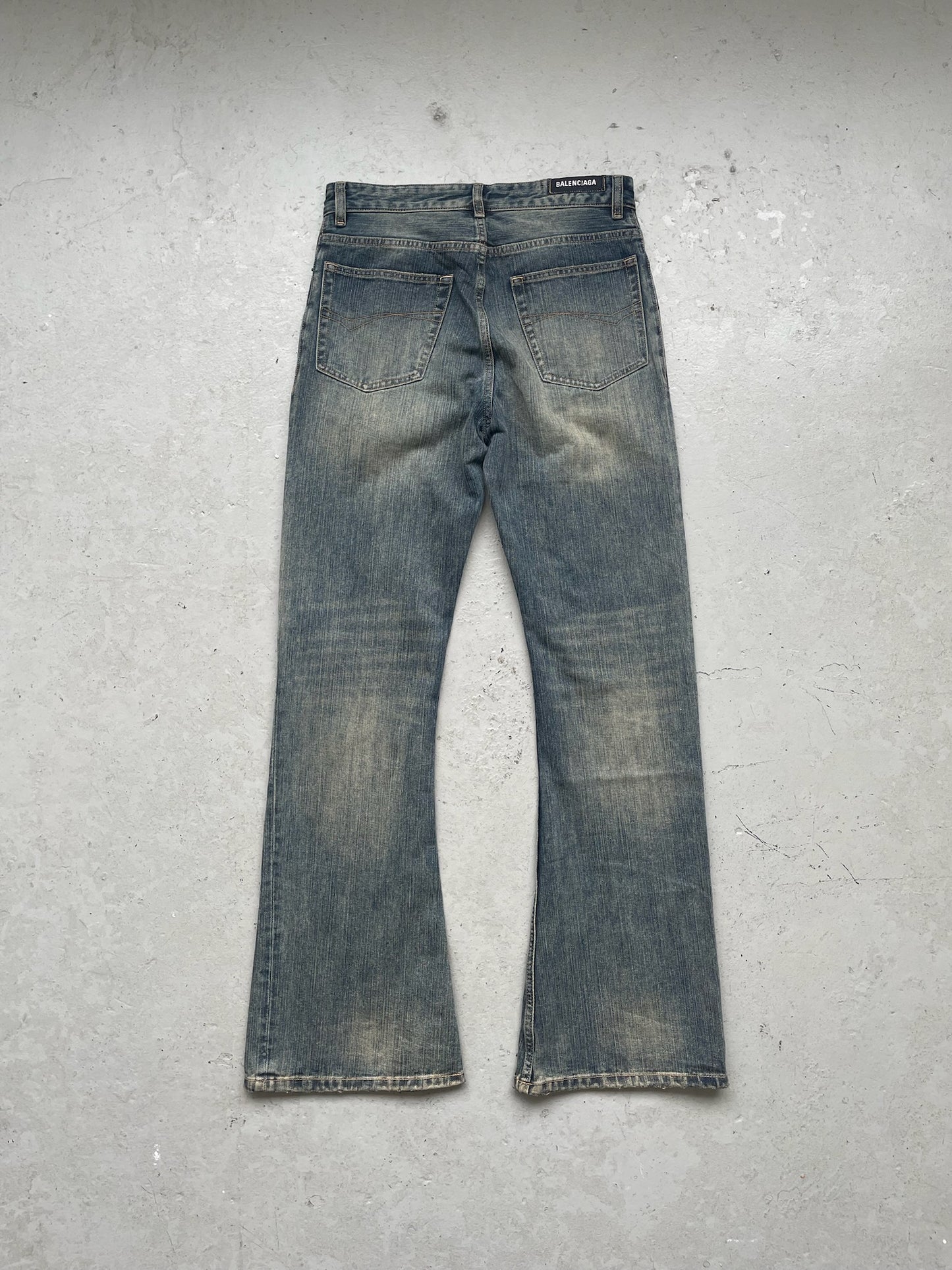 Balenciaga Mid-Waisted Bootcut Jeans (M)