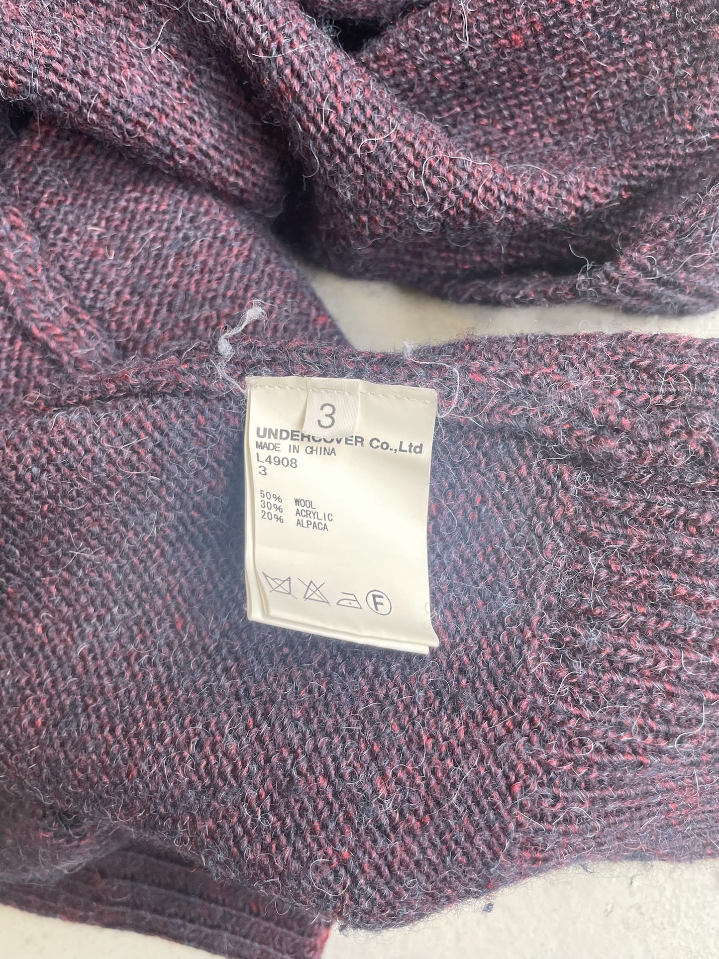 Undercoverism Button Up Wool Cardigan (3)