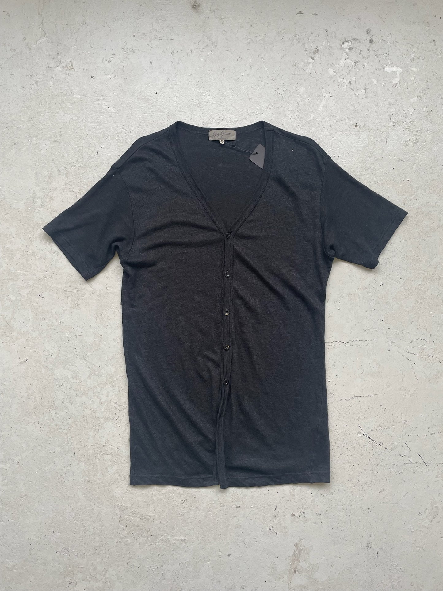 Yohji Yamamoto Pour Homme Short Sleeve Cardigan (3)