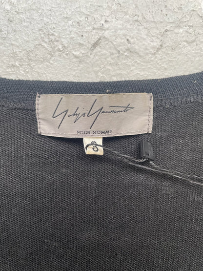 Yohji Yamamoto Pour Homme Short Sleeve Cardigan (3)