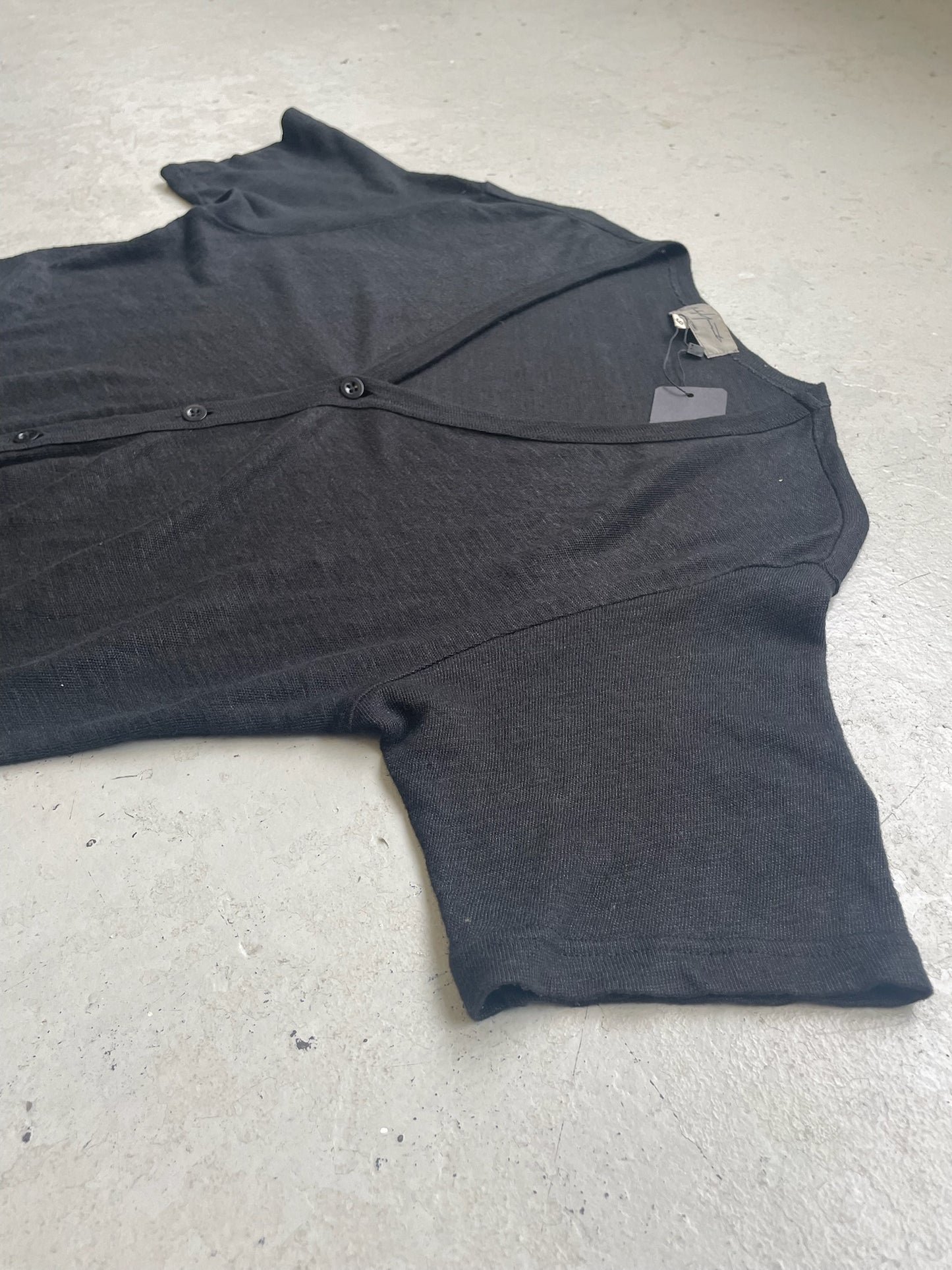 Yohji Yamamoto Pour Homme Short Sleeve Cardigan (3)