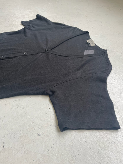 Yohji Yamamoto Pour Homme Short Sleeve Cardigan (3)