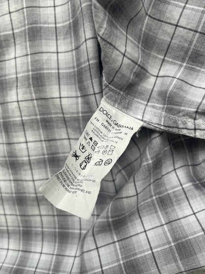 Dolce & Gabbana Checkered Button Up (42)