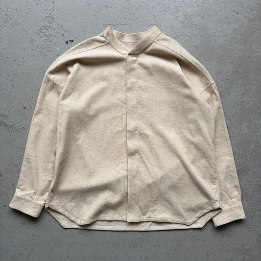 Rick Owens FW25 CONCORDIANS Natural Snap Button Shirt (50)