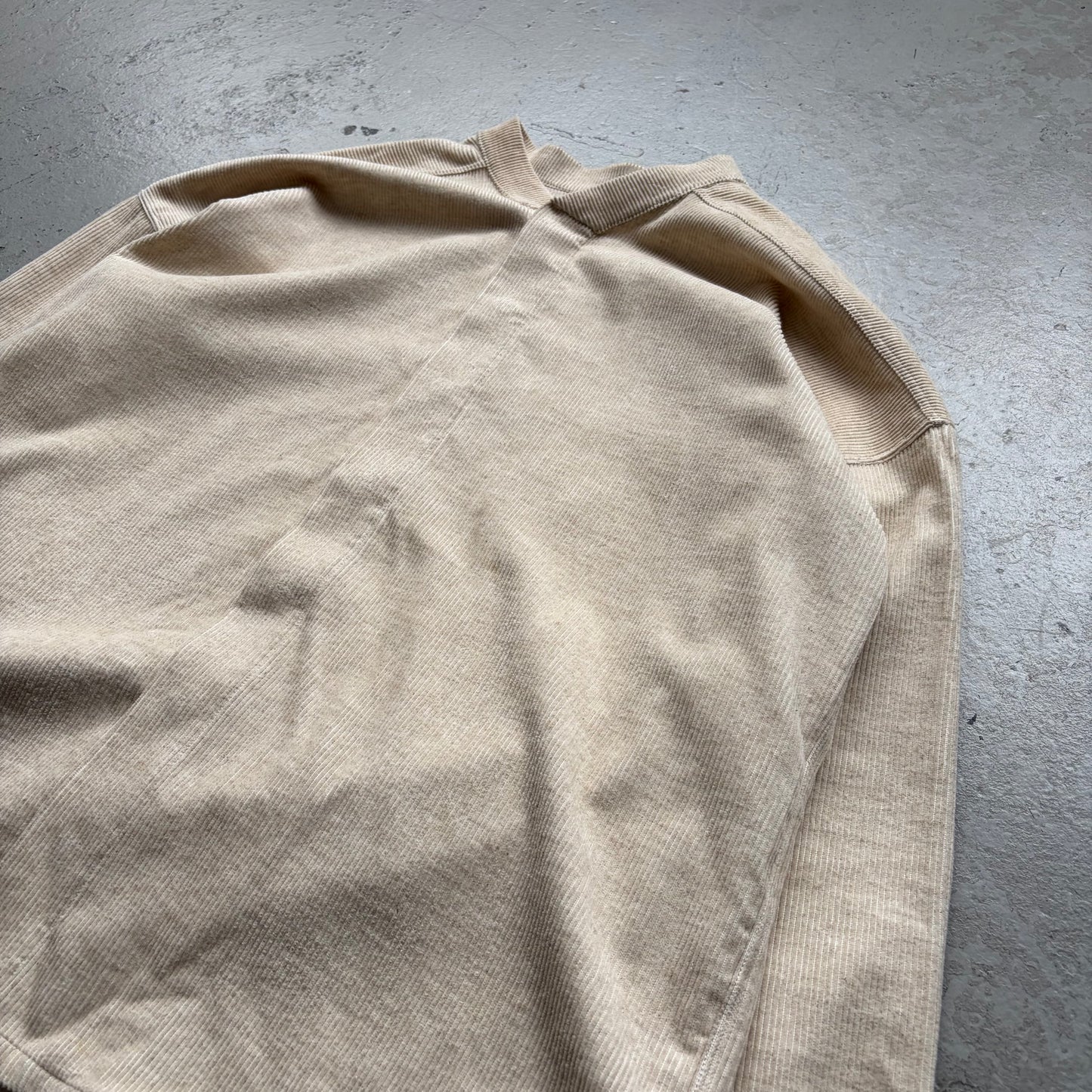 Rick Owens FW25 CONCORDIANS Natural Snap Button Shirt (50)