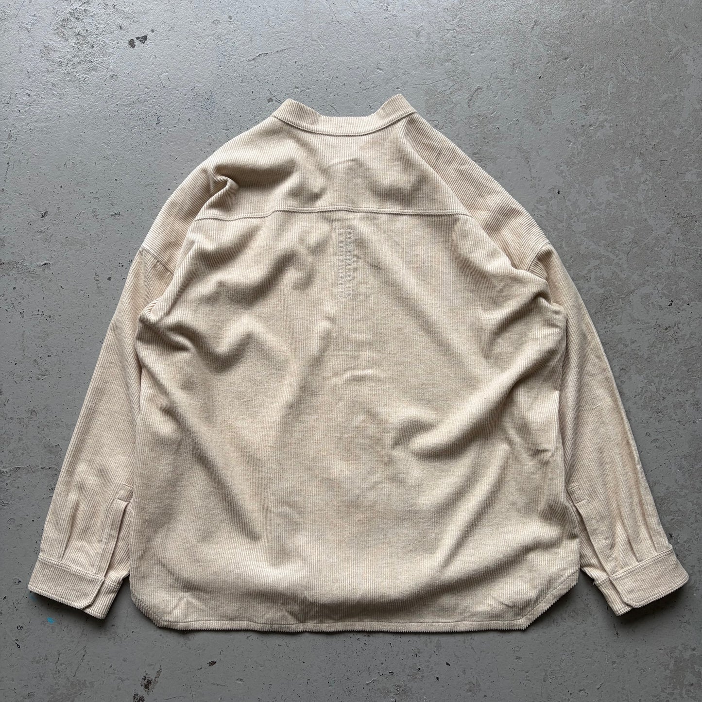 Rick Owens FW25 CONCORDIANS Natural Snap Button Shirt (50)