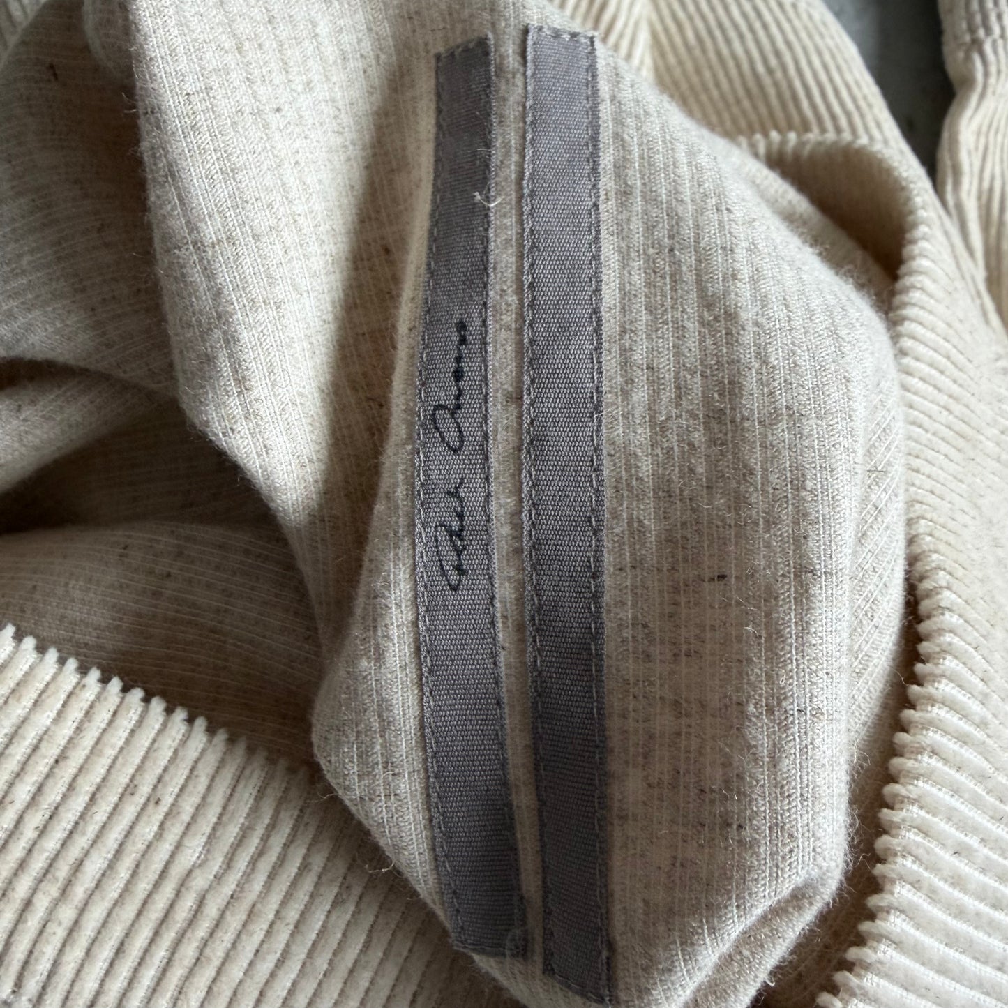 Rick Owens FW25 CONCORDIANS Natural Snap Button Shirt (50)