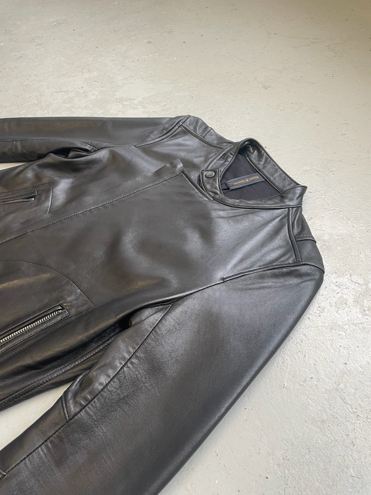 Maison Mihara Yashiro Lamb Leather Jacket (44)