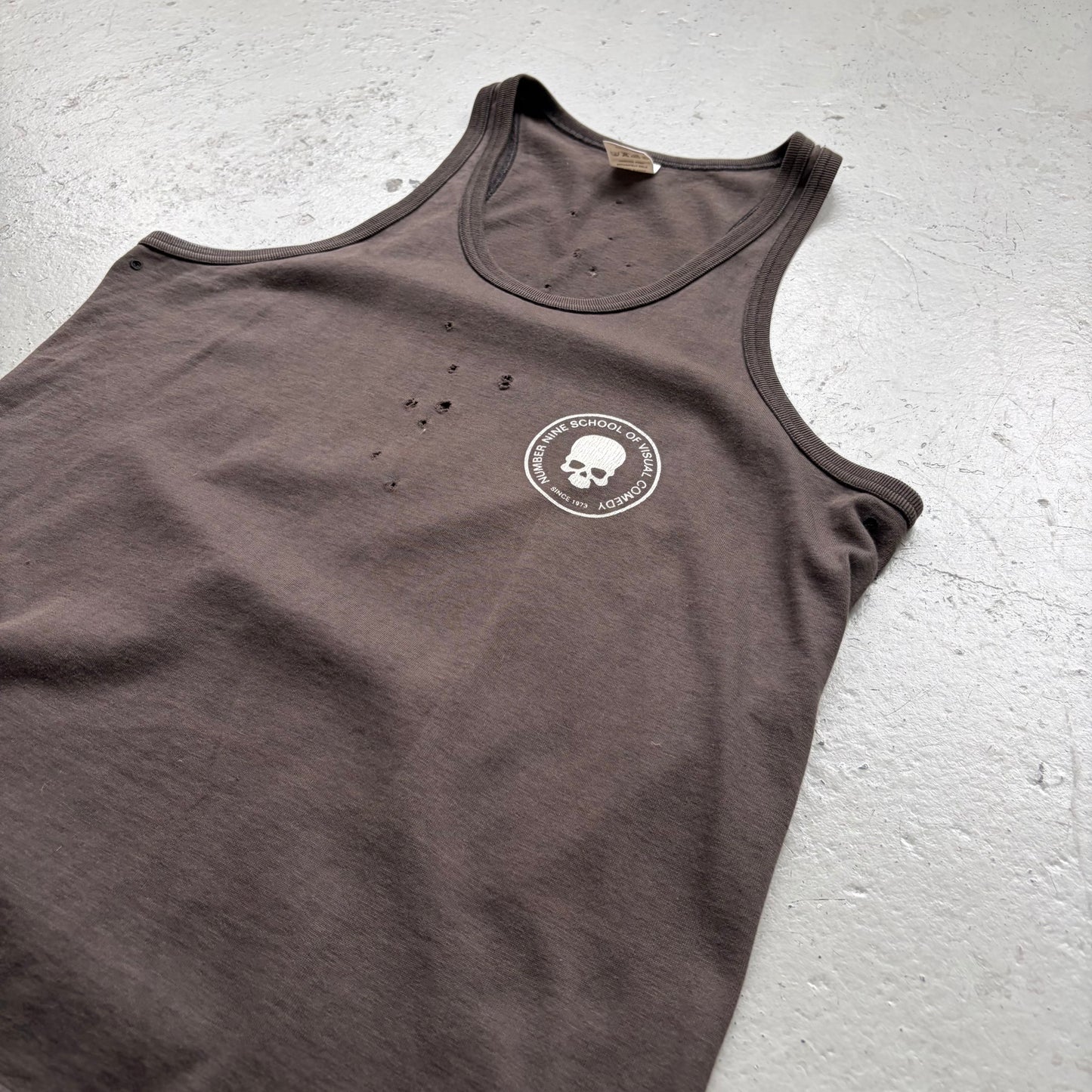 Number (N)ine School Of Visual Comedy Tank Top (4)