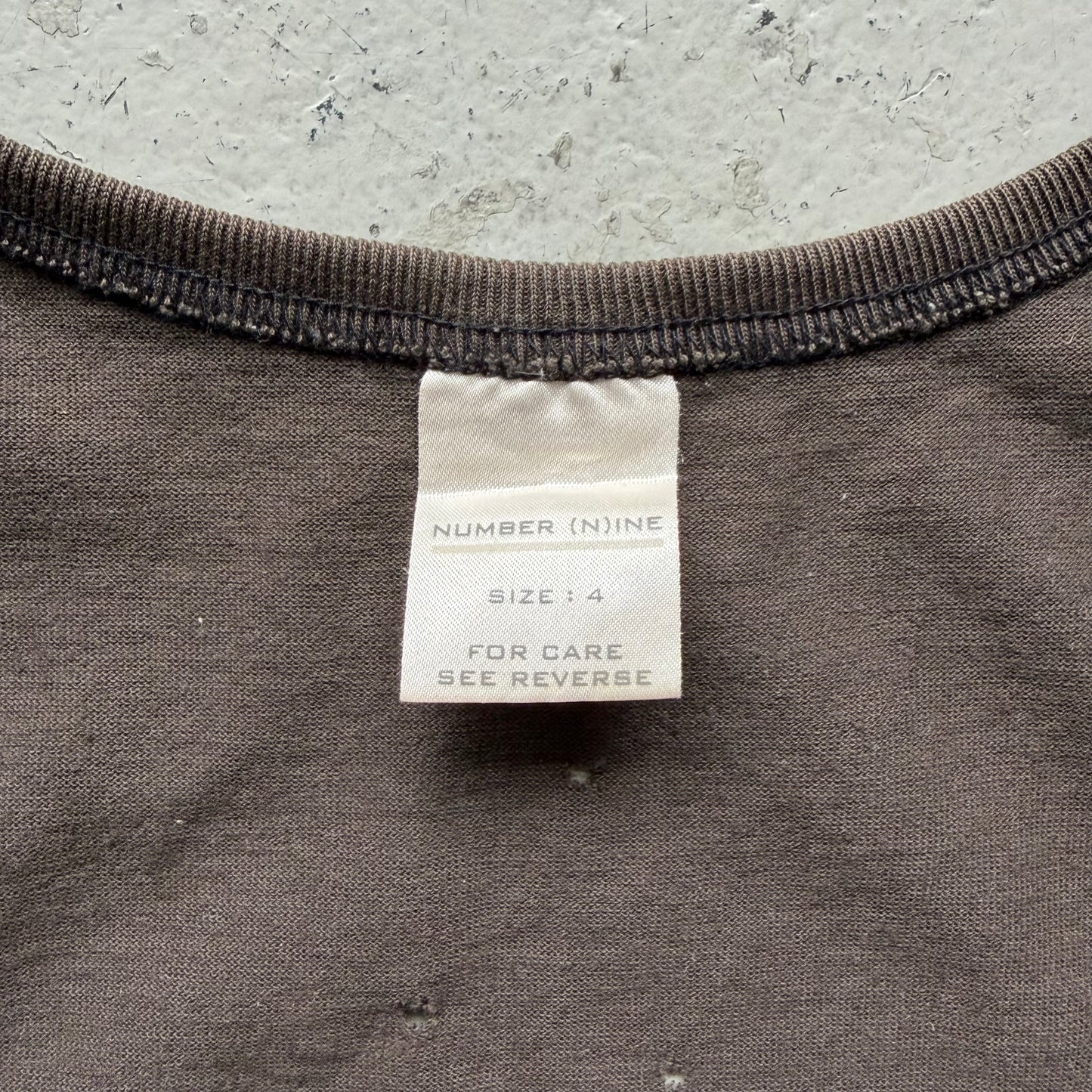 Number (N)ine School Of Visual Comedy Tank Top (4)
