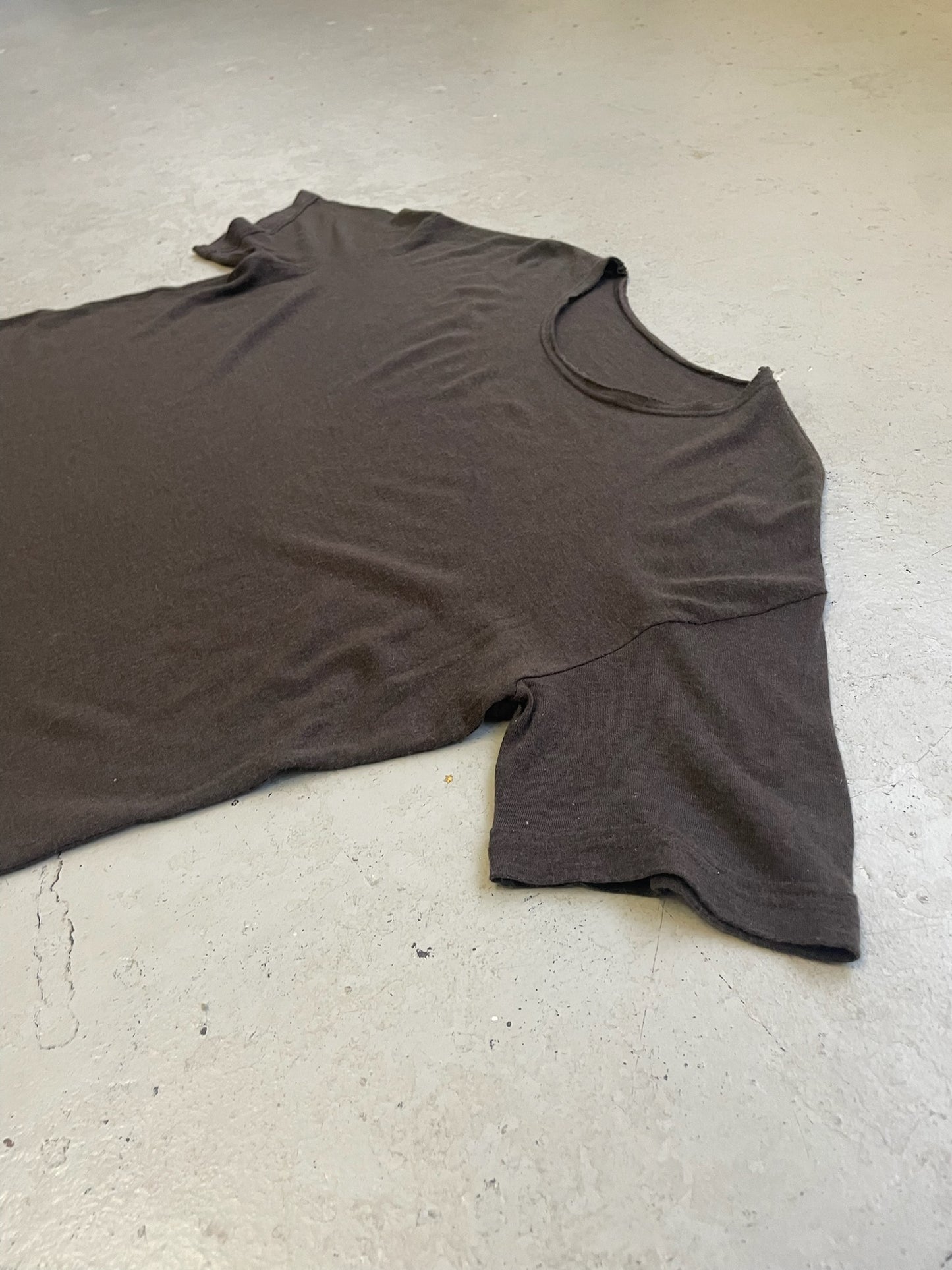 Y's by Yohji Yamamoto Acrylic Wool Short Sleeve Shirt (3)