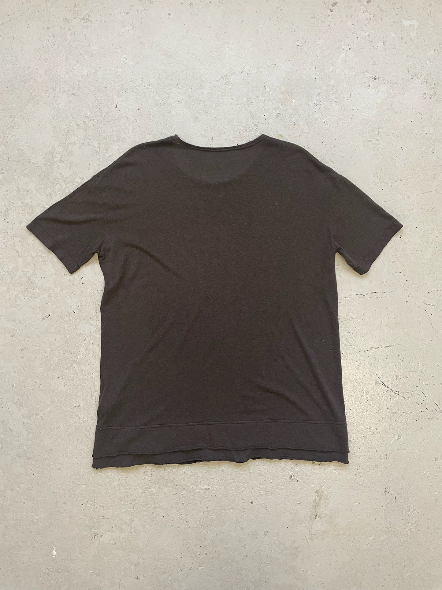 Y's by Yohji Yamamoto Acrylic Wool Short Sleeve Shirt (3)