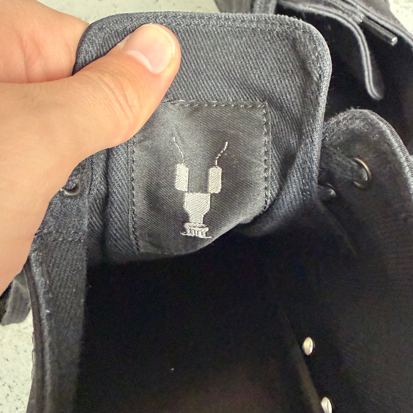 Rick Owens DRKSHDW Nylon Black Low Ramones (41)