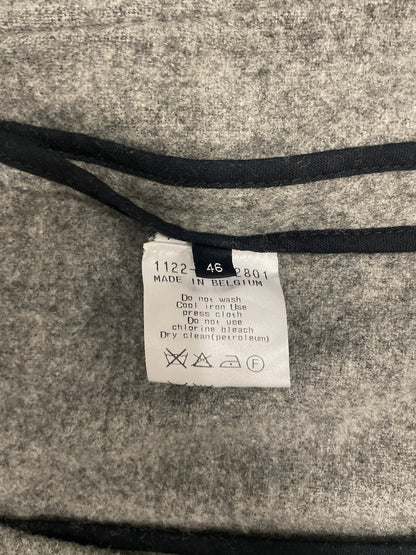 Kris Van Assche Grey Wool Blazer (46)