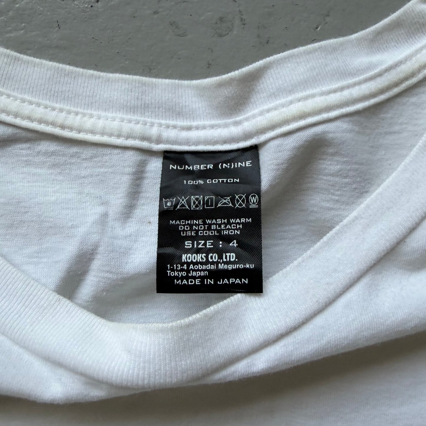 Number (N)ine Gotham City White Short Sleeve Shirt (4)