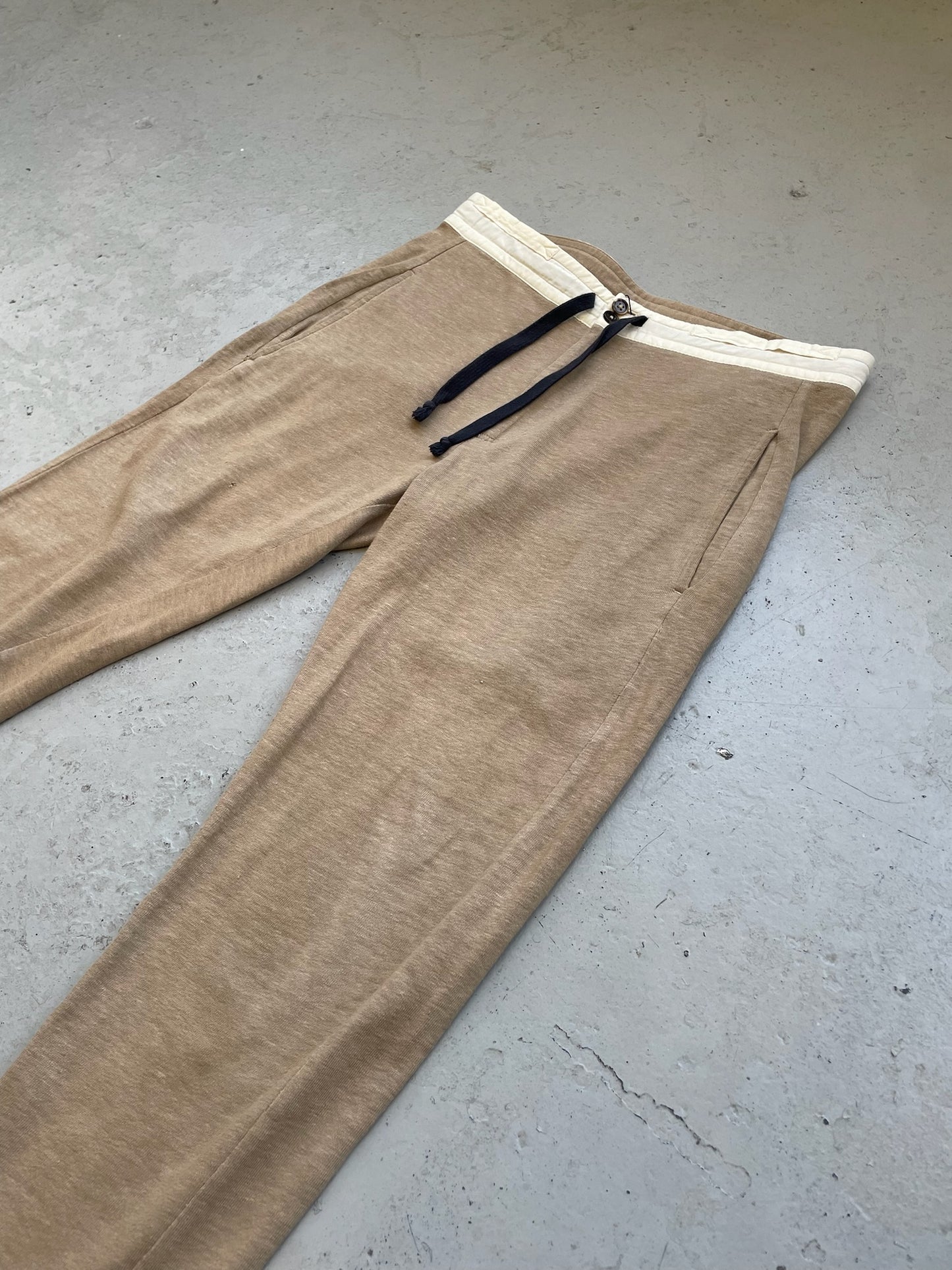 Ann Demeulemeester Linen Tan Trousers (S)