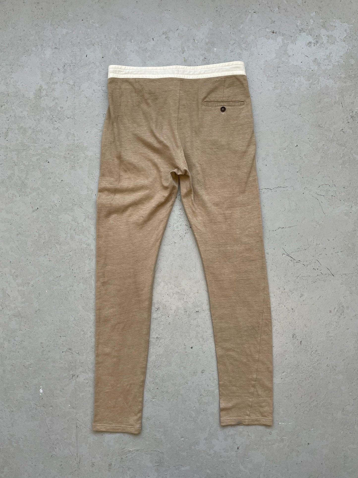 Ann Demeulemeester Linen Tan Trousers (S)