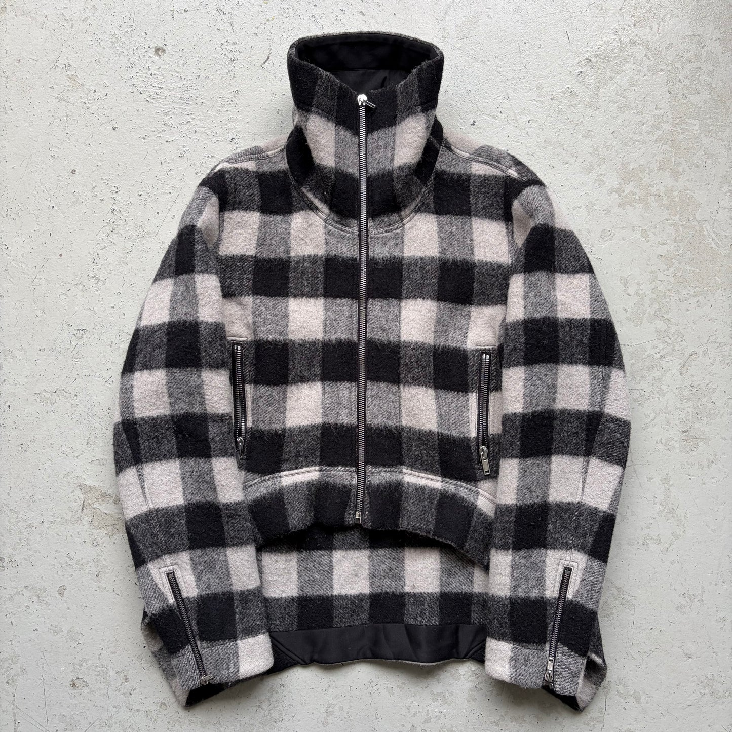 Rick Owens Exploder Checkered Front Zip Jacket (8)