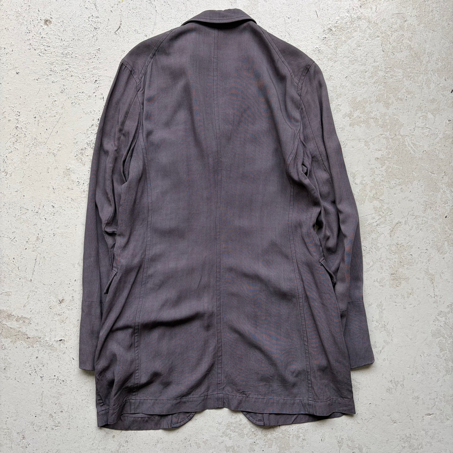 Comme Des Garcons 1994 White Buttoned Long Coat (M)