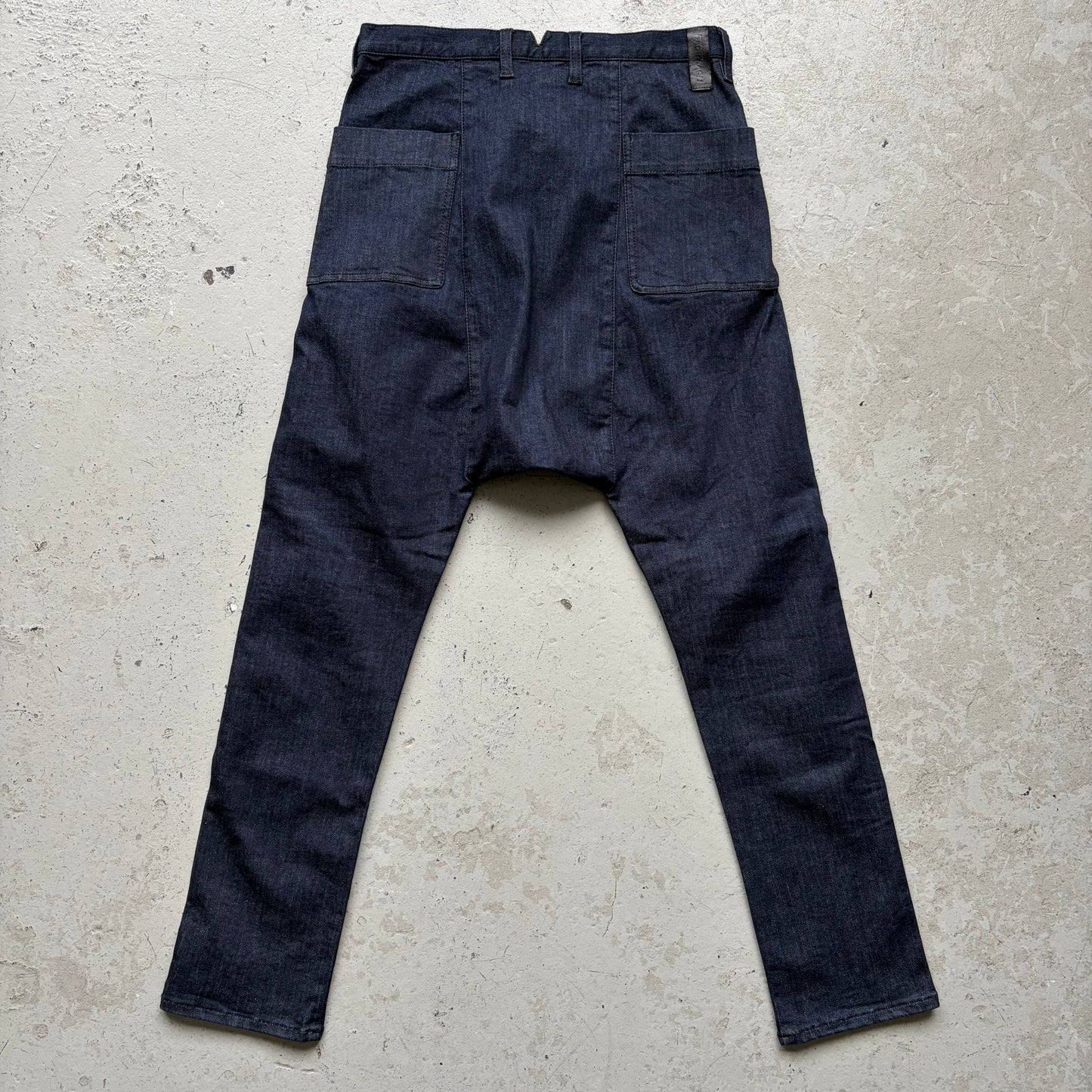 Isamu Katayama Backlash Dropcrotch Indigo Denim (S)