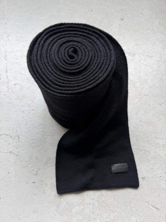 Saint Laurent Paris Black Scarf (OS)