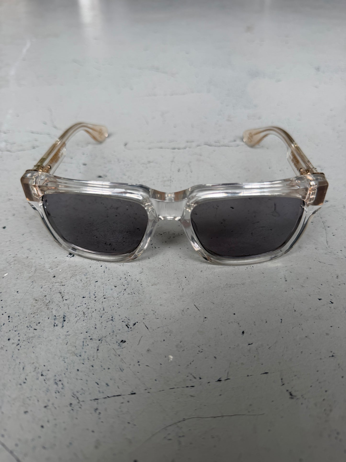 Chrome Hearts Box Officer Crys Sunglasses (OS)