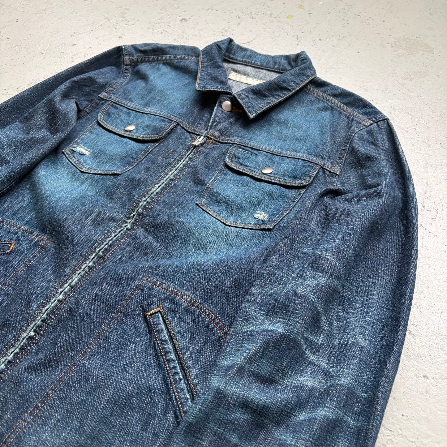 Number (N)ine 02 Denim Zip Up Jacket (4)