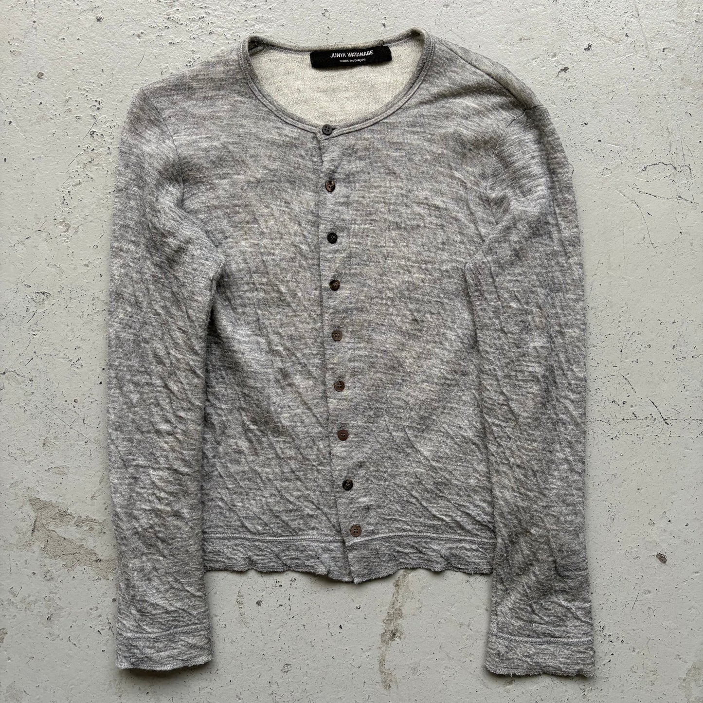 Junya Watanabe CDG Grey Button Up Shirt (M)