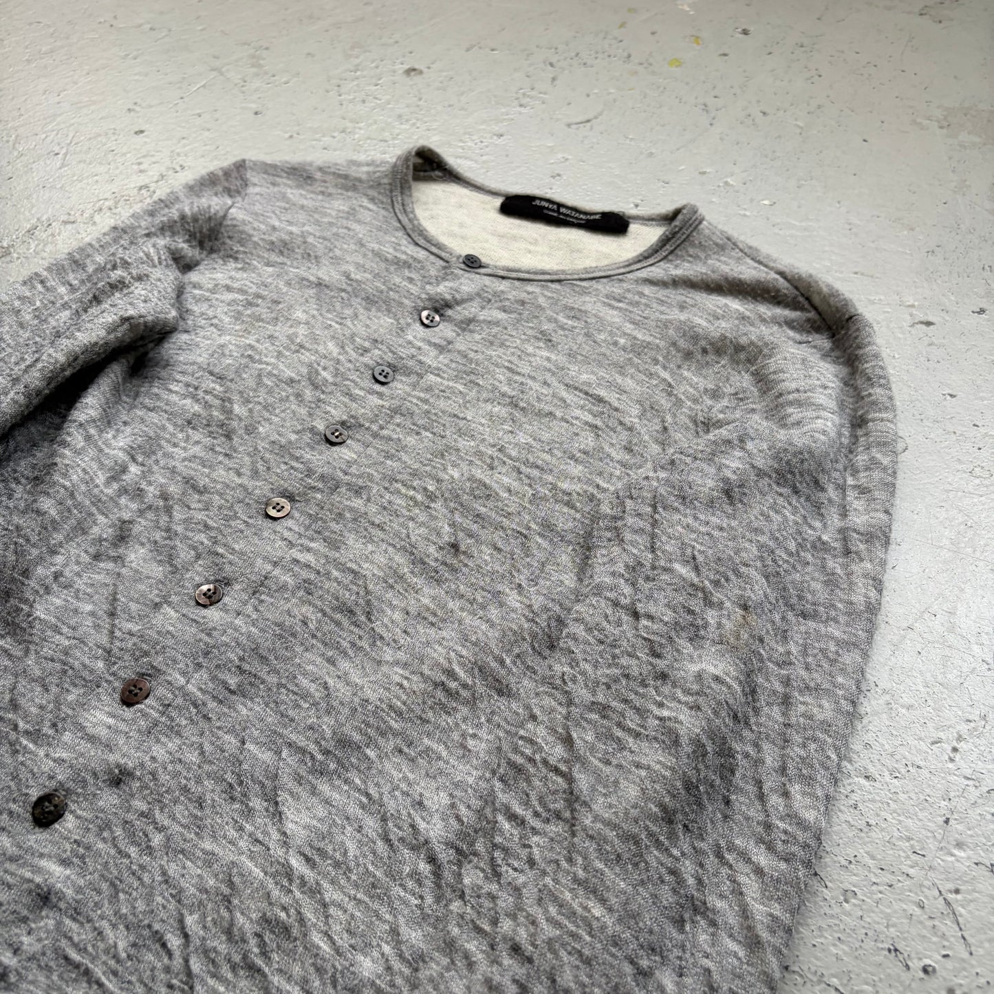 Junya Watanabe CDG Grey Button Up Shirt (M)