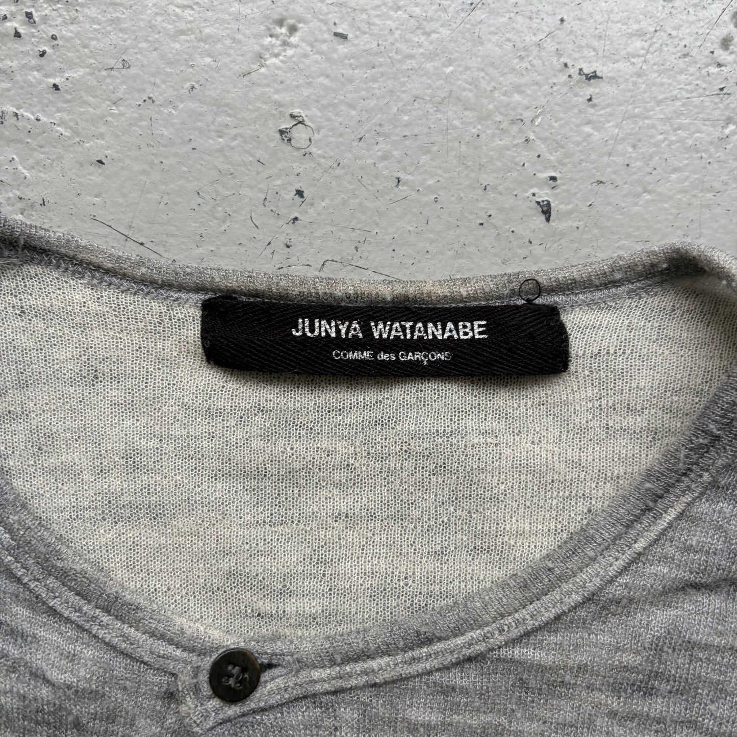 Junya Watanabe CDG Grey Button Up Shirt (M)