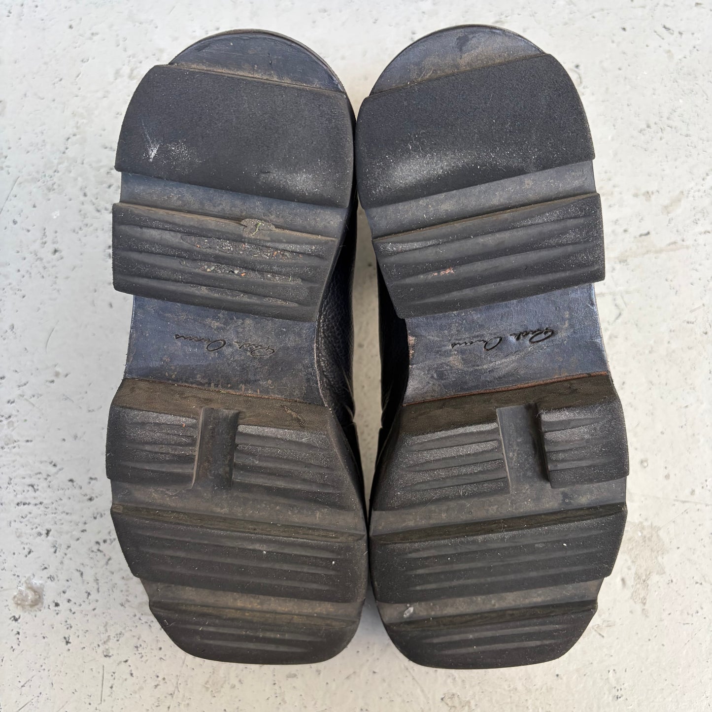 Rick Owens Black Megatooth Bozo Boots (41)