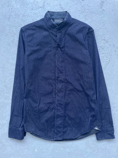 Emporio Armani Velour Stripe Button Up (S)