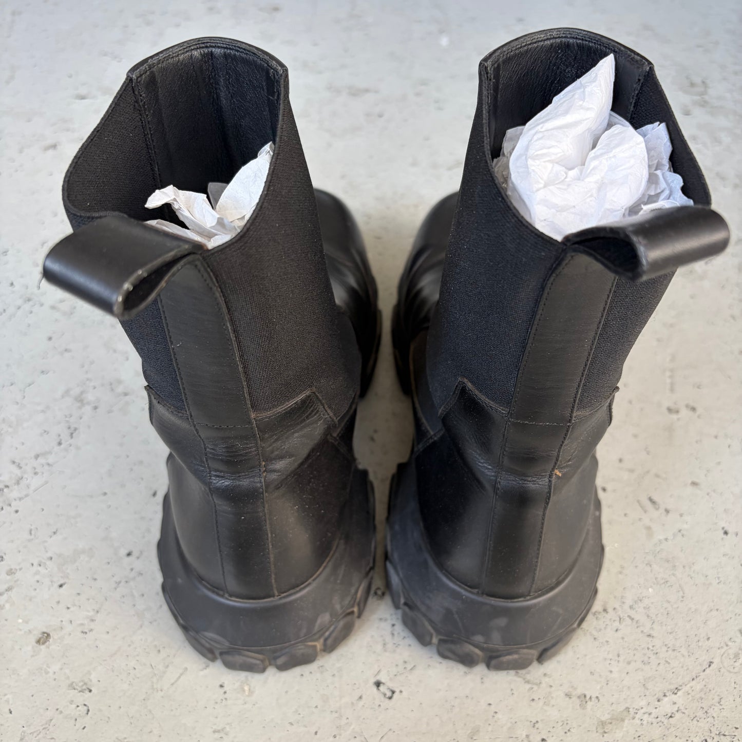 Rick Owens Beatle Bozo Tractor Boots (43)