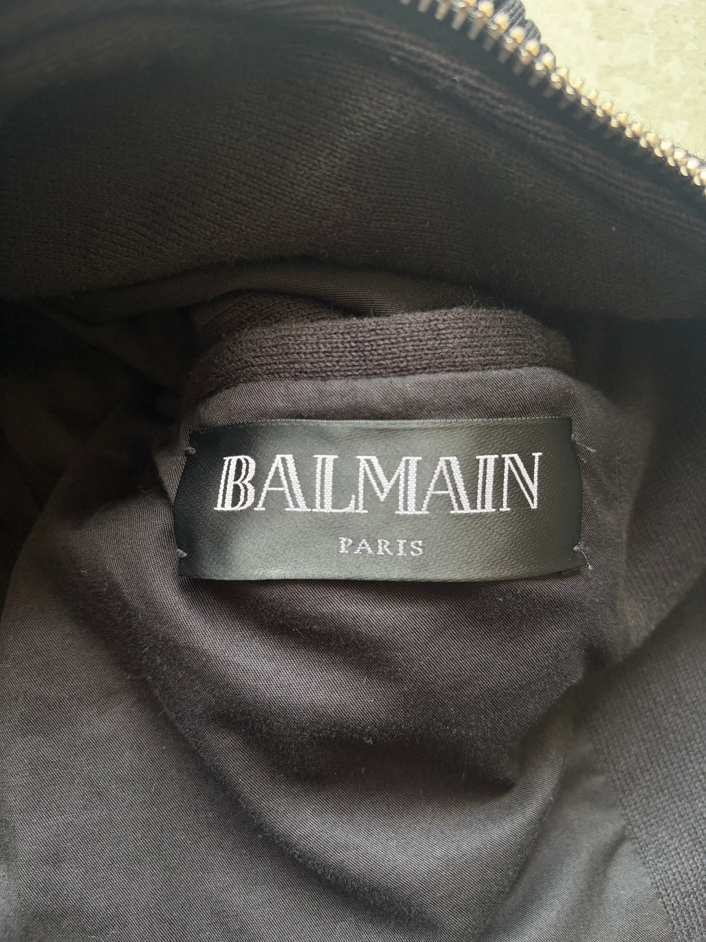 Balmain FW15 Multizip Biker Jacket  (XS)