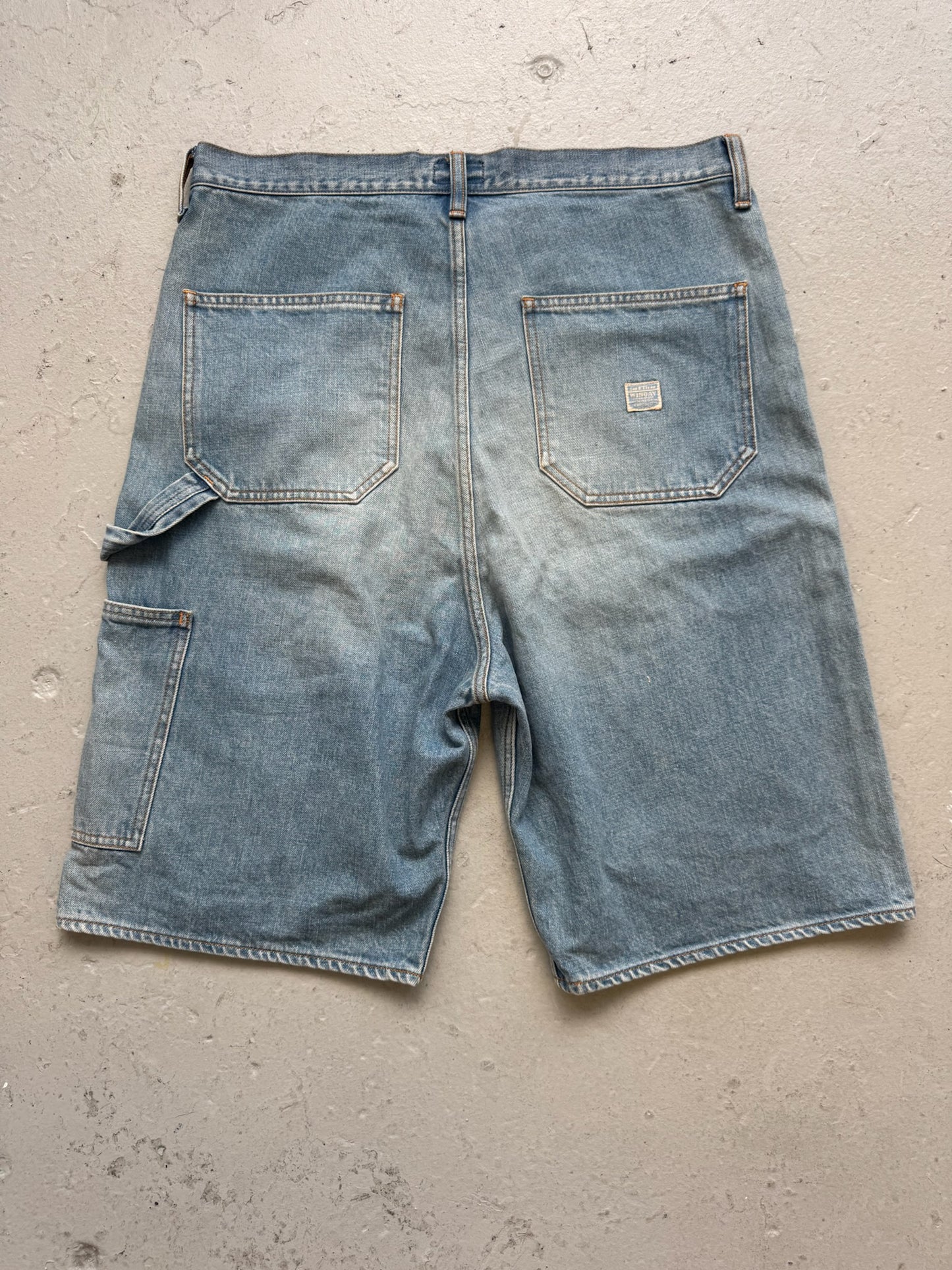 Kapital Kountry Studded 14oz Denim Shorts (36)