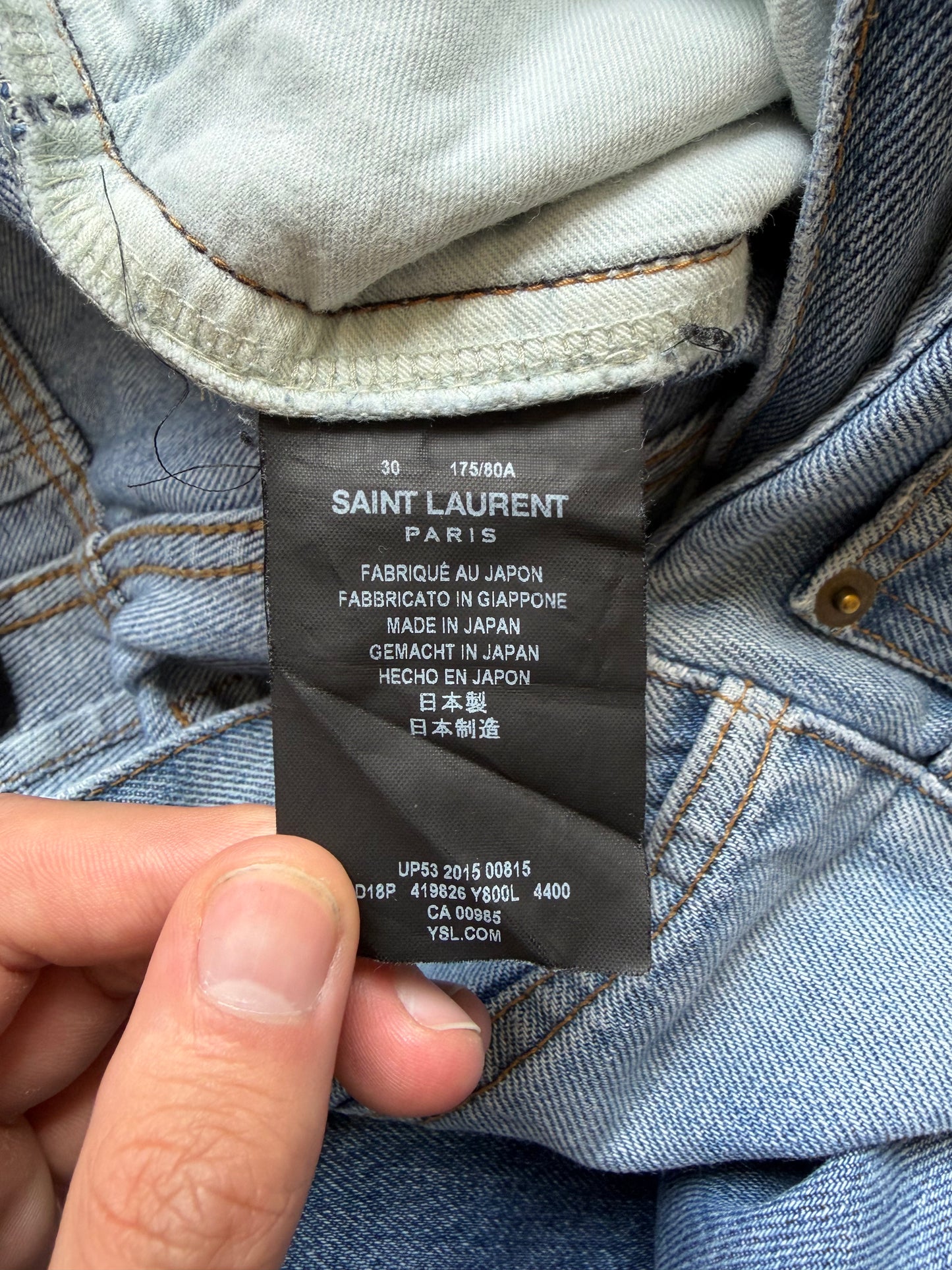 Saint Laurent 2015 D10 Distressed Denim (30)