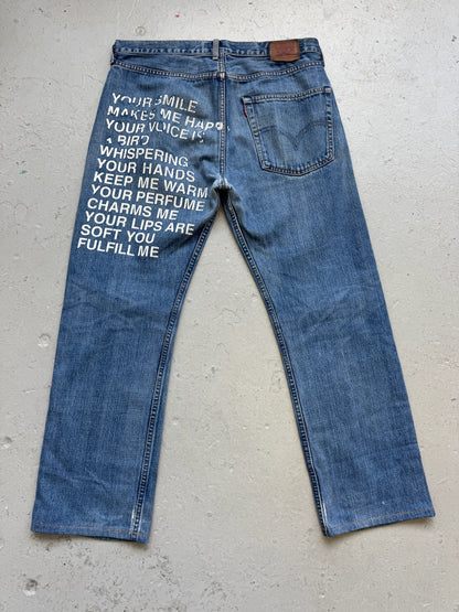 Junya Watanabe x Comme Des Garcons SS01 Poem Denim (S)