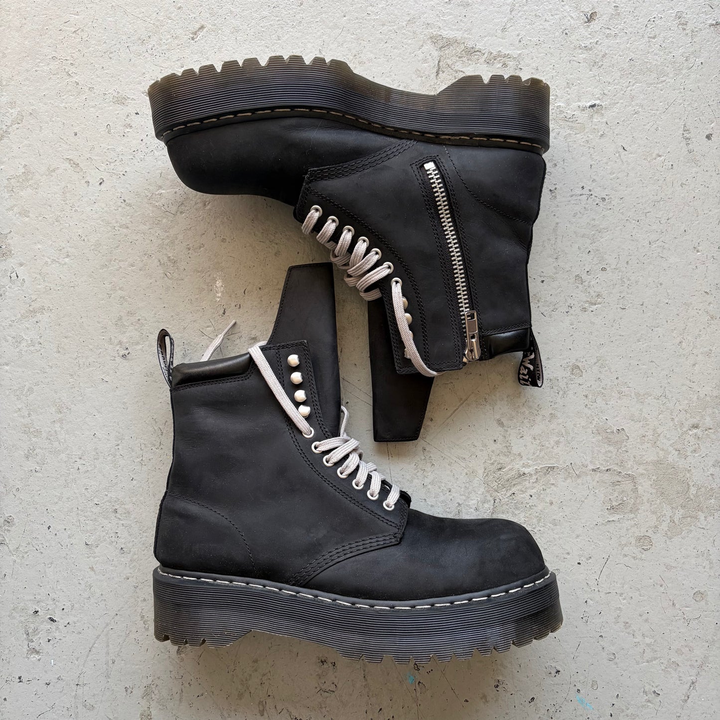 Rick Owens X Dr. Martens Steel Toe Quad Sole (11)