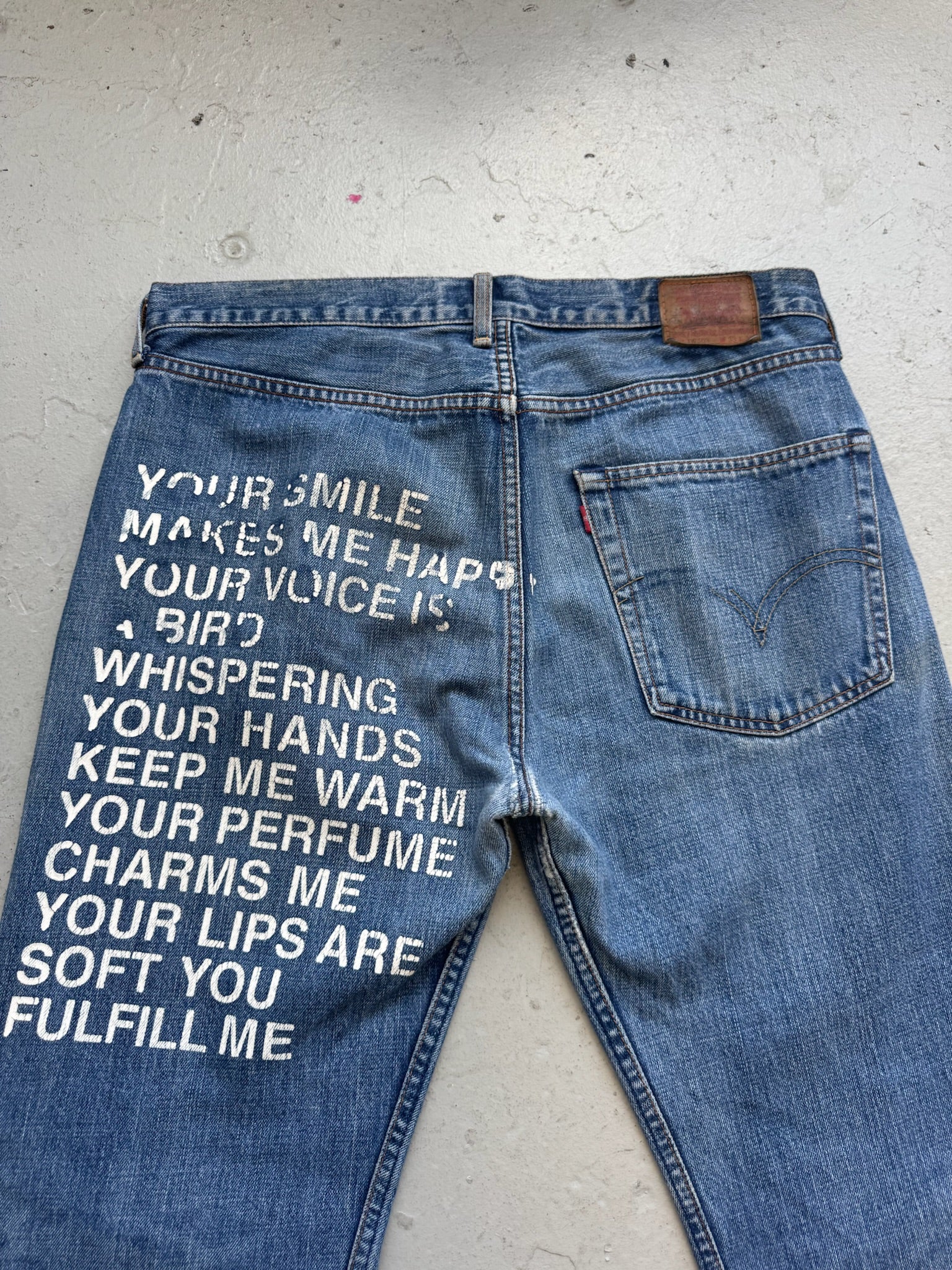 Junya Watanabe x Comme Des Garcons SS01 Poem Denim (S