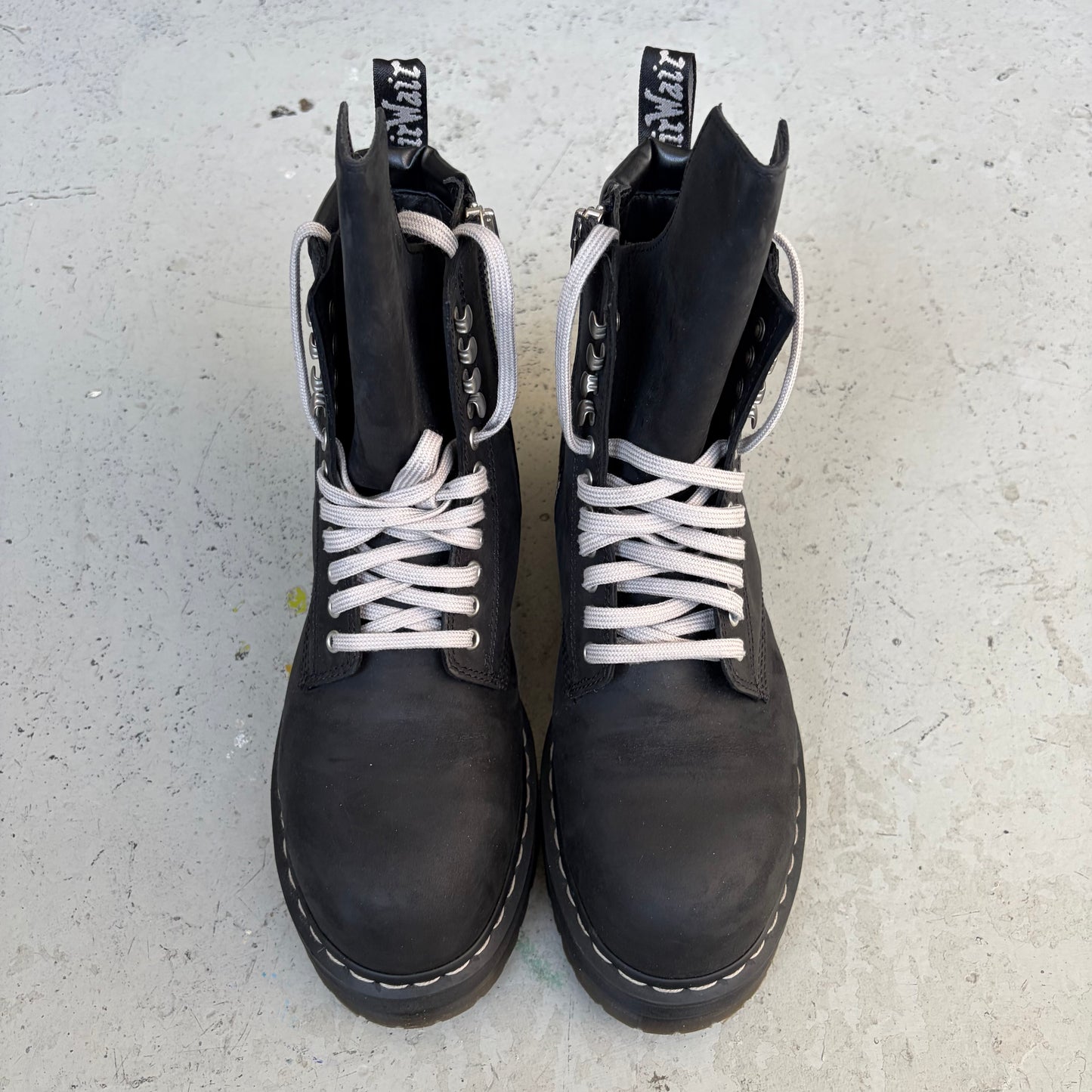 Rick Owens X Dr. Martens Steel Toe Quad Sole (11)