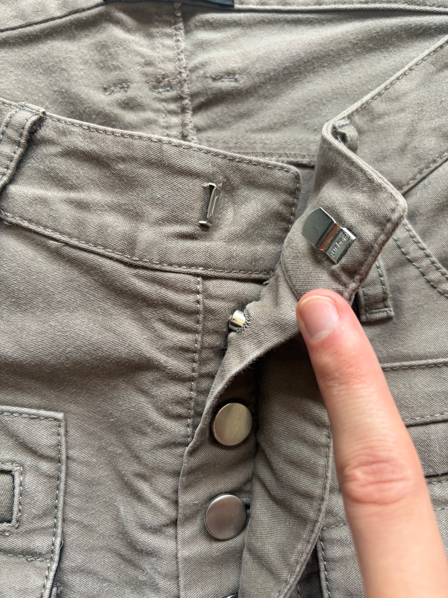 Balmain Decarnin Cargo Pocket Flared Denim (46)