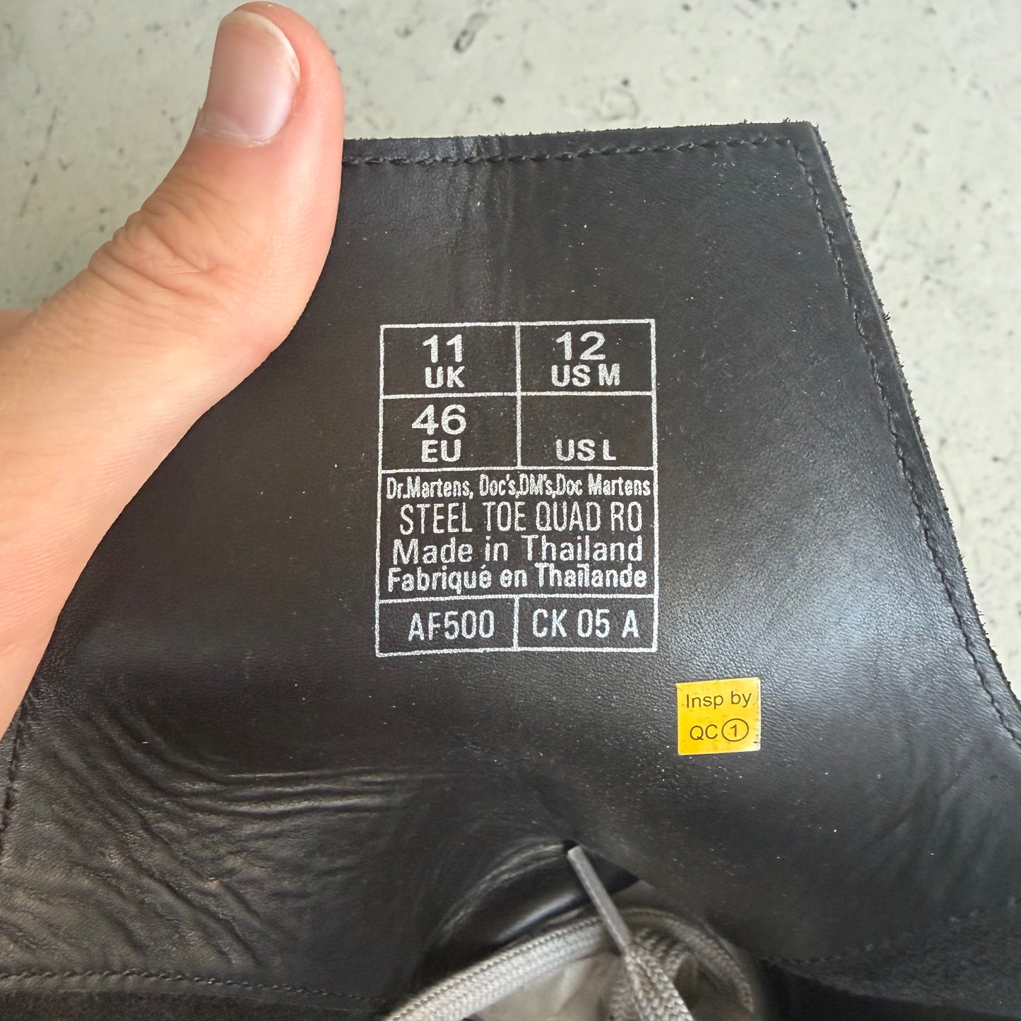 Rick Owens X Dr. Martens Steel Toe Quad Sole (11)