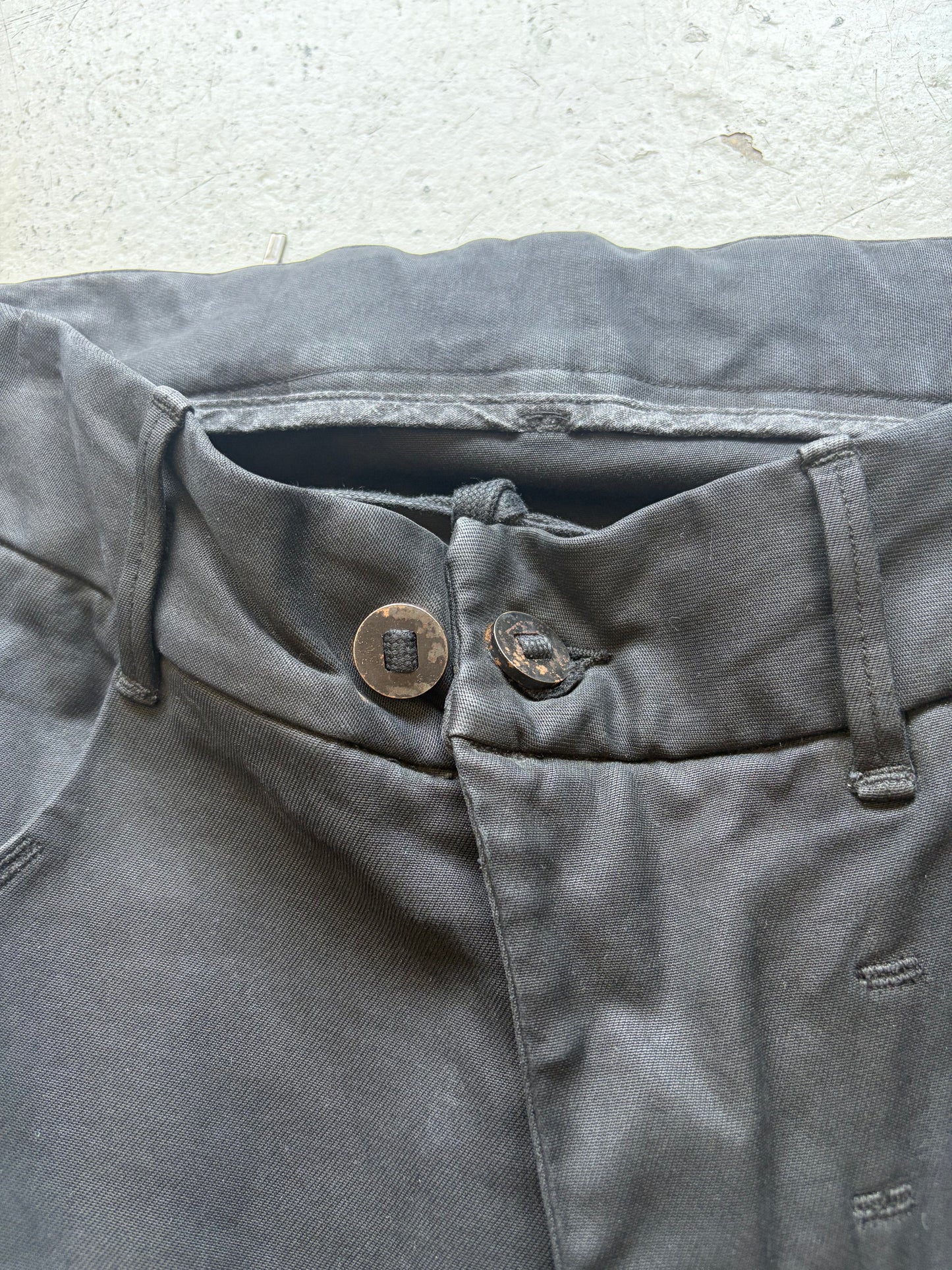 Boris Bidjan Saberi AW17 P13 Waxed Bottoms (M)