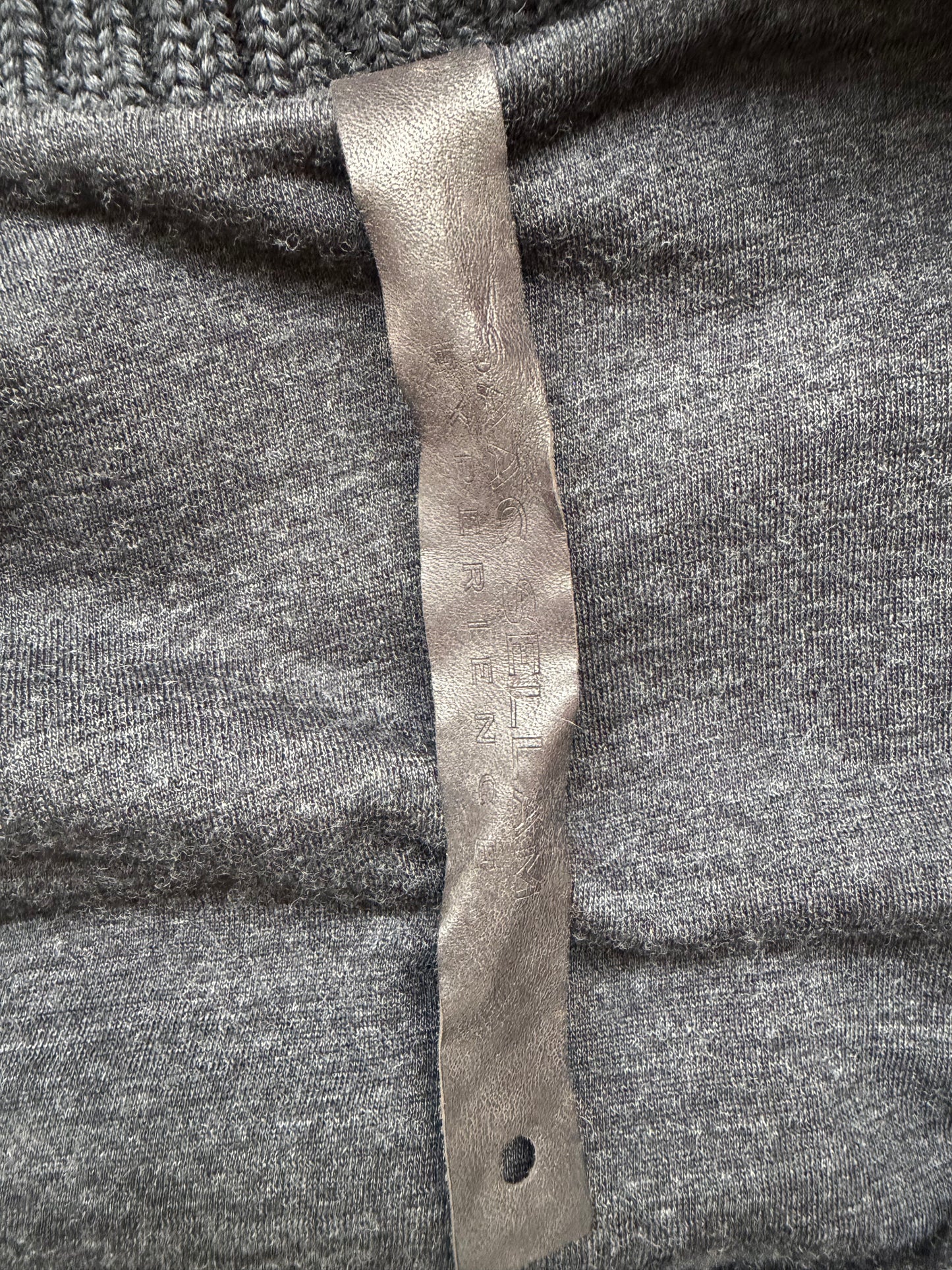 Isaac Sellam 2000's Asymmetrical Deerskin Leather Jacket (38)