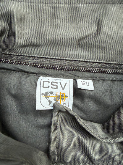 Vintage CSV Black Military Bomber Jacket (L)