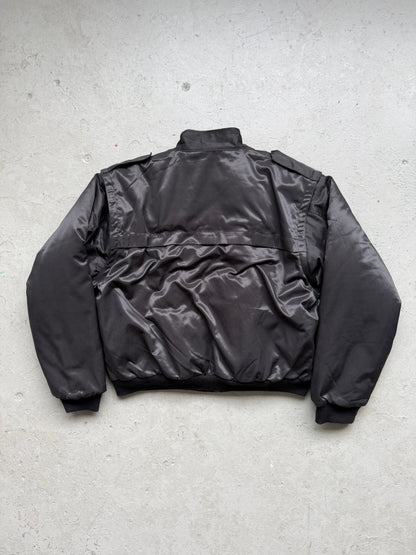 Vintage CSV Black Military Bomber Jacket (L)